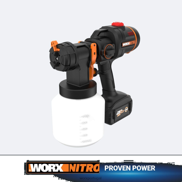 ferramentas elétricas Pulverizador de tinta sem fio nitro 20v com motor sem escova WORX 66DHN156