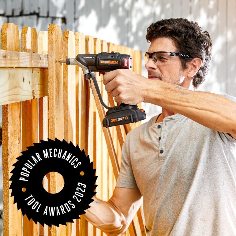 ferramentas elétricas chave de fenda sem escova nitro 20v 2.0 Furadeira e chave sem fio 2 em 1 (somente ferramenta) WORX 66DHN110