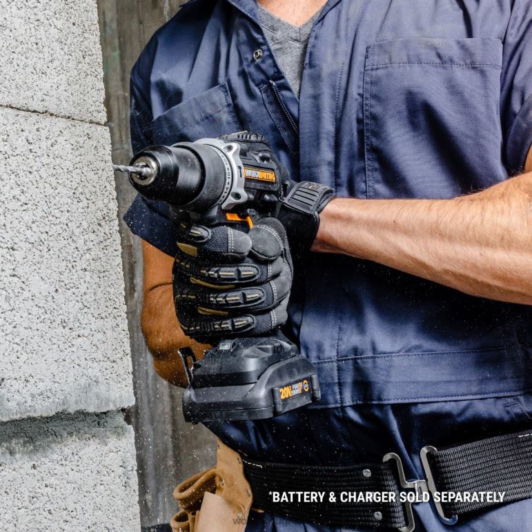 ferramentas elétricas nitro 20v power share 1/2 '' furadeira sem fio com motor sem escova WORX 66DHN111