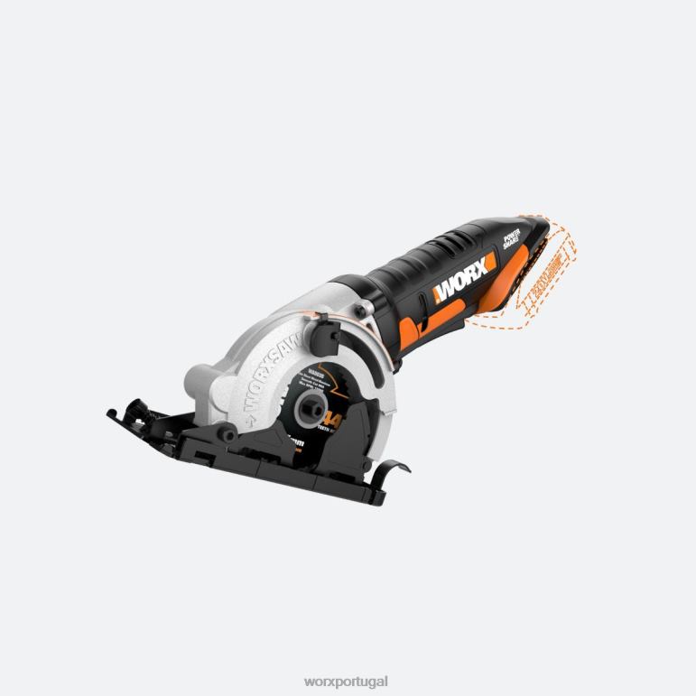 ferramentas elétricas 20v power share 3-3/8'' viu serra circular compacta - somente ferramenta WORX 66DHN140