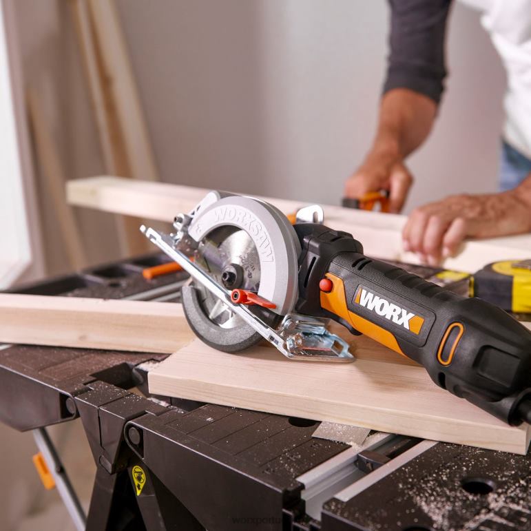 ferramentas elétricas Serra de 4-1/2'' Serra circular compacta de 4,5 A WORX 66DHN136