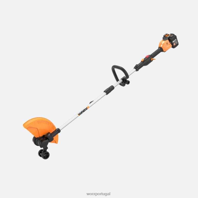 ferramentas de jardim Aparador de cordas sem fio de 40 V com compartilhamento de energia de 13 '' e biseladora com rodas (2x20 V) WORX 66DHN4