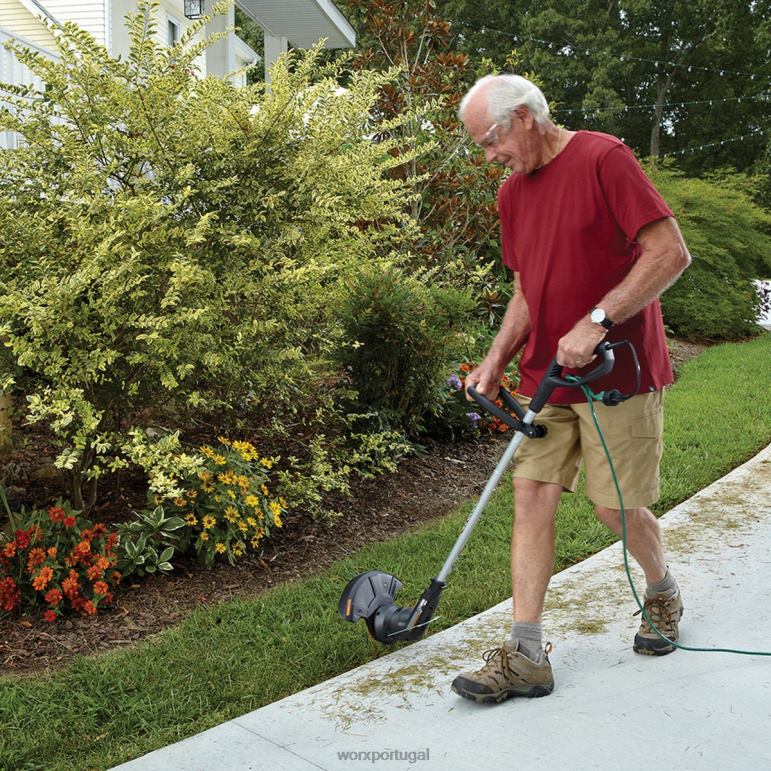 ferramentas de jardim Cortador e biselador elétrico de 4,0 A e 12'' WORX 66DHN14