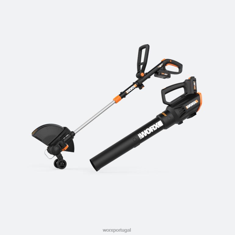 ferramentas de jardim Kit combinado de aparador/cortador/mini-cortador e soprador de turbina 20v power share gt Revolution (descontinuado) WORX 66DHN12