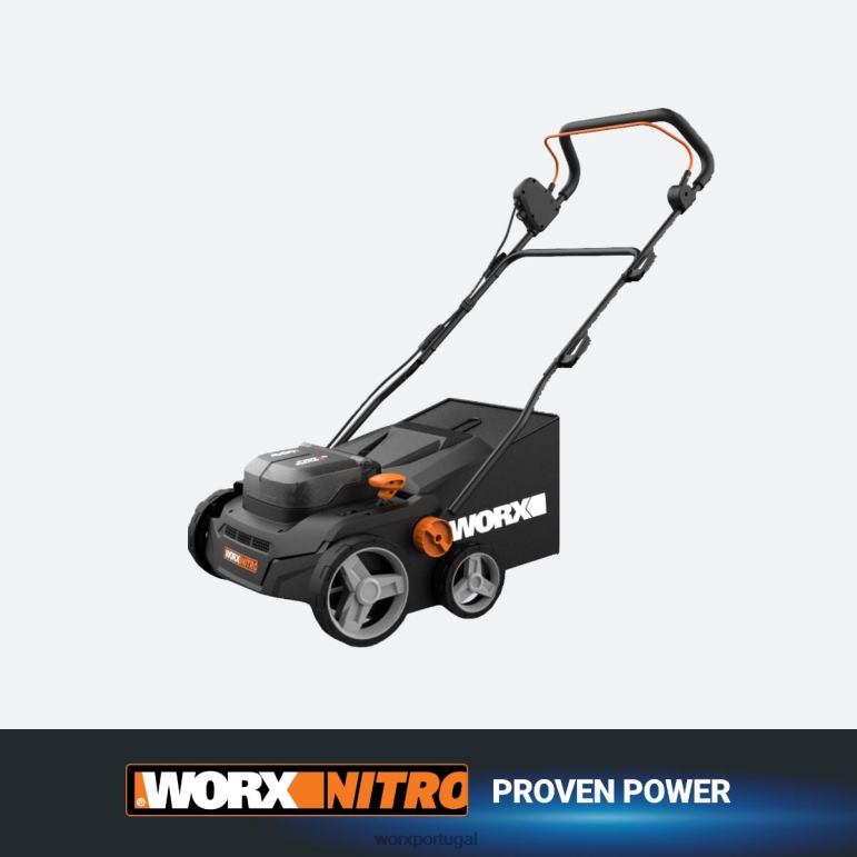 ferramentas de jardim nitro 40v sem escova 14'' dethatcher sem fio WORX 66DHN105