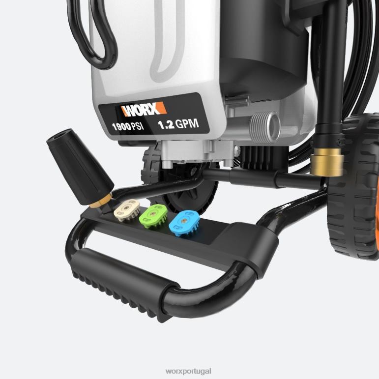 ferramentas de jardim Lavadora de pressão elétrica de 13 A 1900 psi (1,2 gpm) WORX 66DHN19