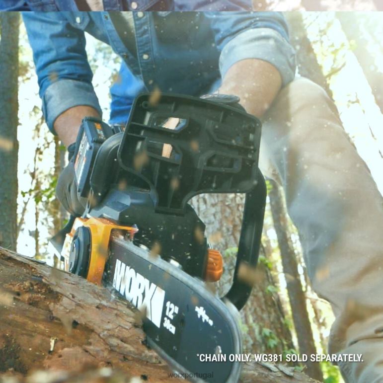 ferramentas de jardim Corrente de motosserra de substituição de 12'' WORX 66DHN87