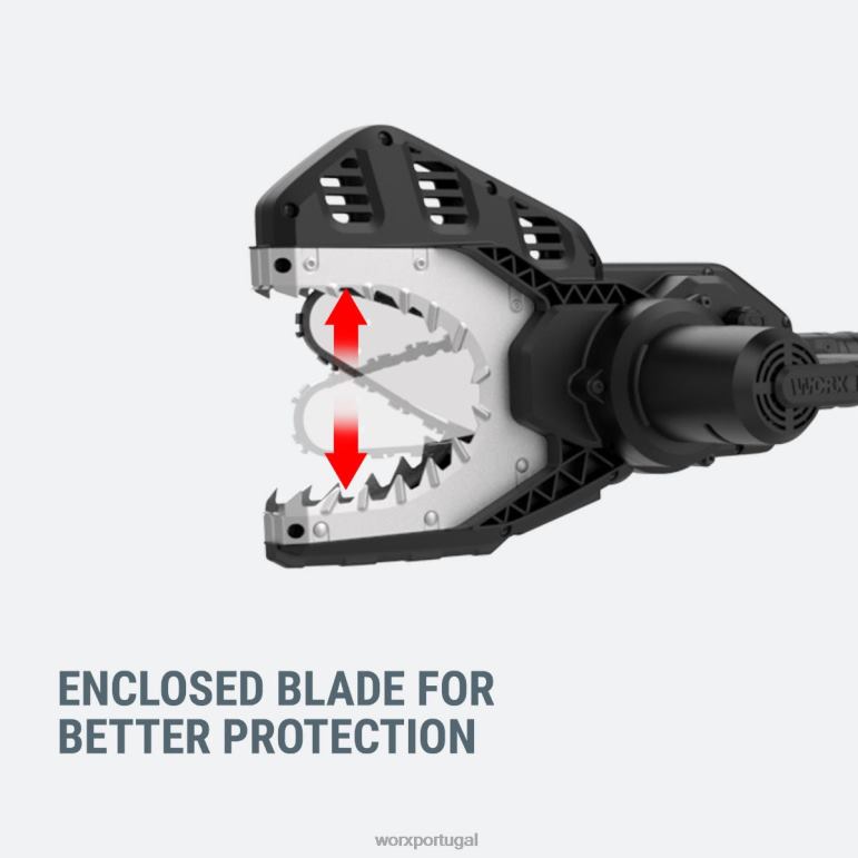 ferramentas de jardim Motosserra sem fio Power Share 20 V - somente ferramenta WORX 66DHN84