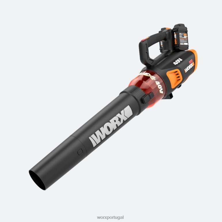 ferramentas de jardim Ventilador de folhas sem fio de turbina de compartilhamento de energia 40v com motor sem escova (2x20v) WORX 66DHN29