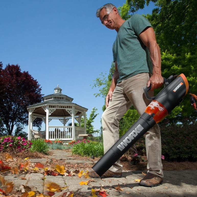 ferramentas de jardim turbina 600 soprador de folhas elétrico WORX 66DHN35